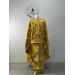 Rich gold priest vestment - Liturgical vestment on brocade - Church garment