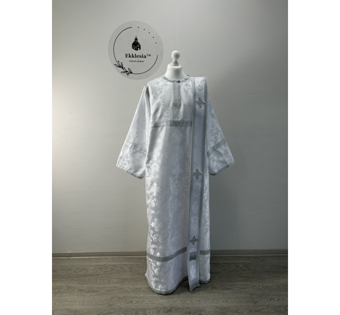 Orthodox stichar with single or double orar - deacon's vestment - Stikharion