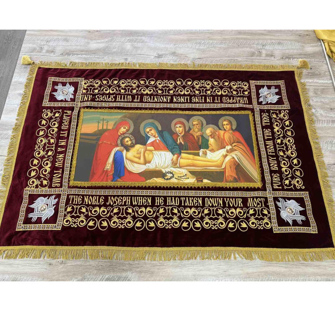 Easter Shroud for Epitaph processions - Paskha cover - Pascha blanket - Easter Shroud
