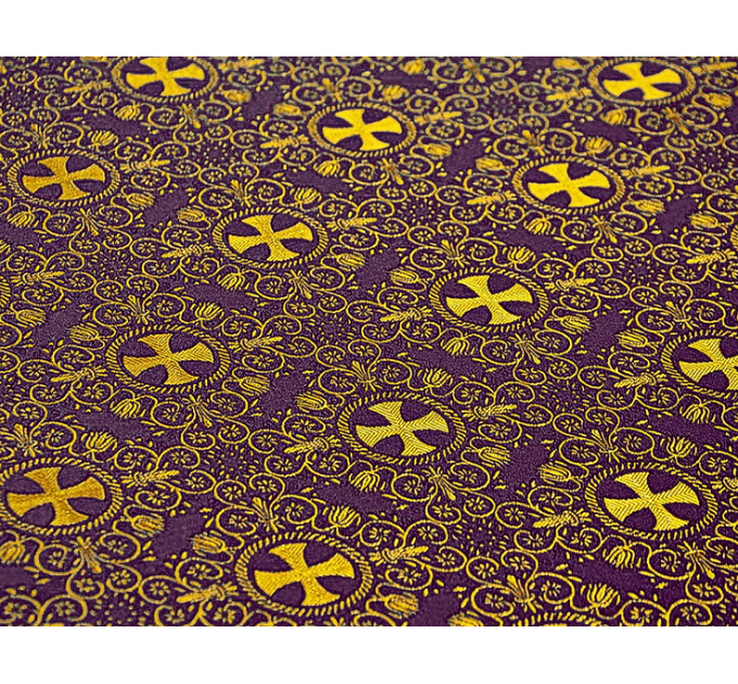 Alania Nonmetallic Greek Brocade - Church Liturgical Brocade for vestments