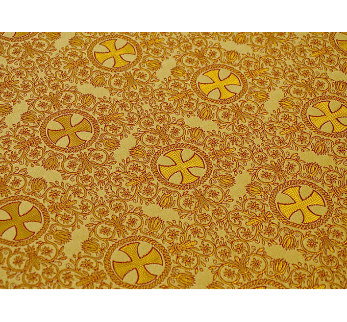 Alania Nonmetallic Greek Brocade - Church Liturgical Brocade for vestments