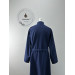 Basic St Petersburg style cassock in dark-blue gabardine - Simple embroidery