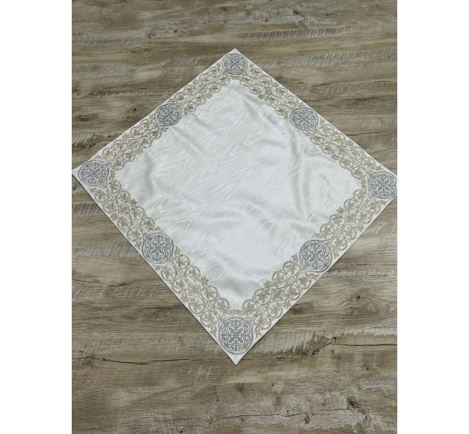 Embroidered Iliton church cover in Moire - Canonical altar iliton - Eliton