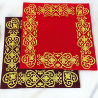 Embroidered Iliton in gabardine - Canonical altar iliton - Cover for Gospel