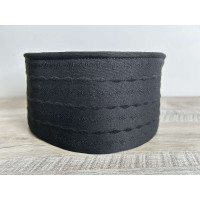 Greek Skufia - Greek style Skufia Calotte Black in gabardine - biretta head