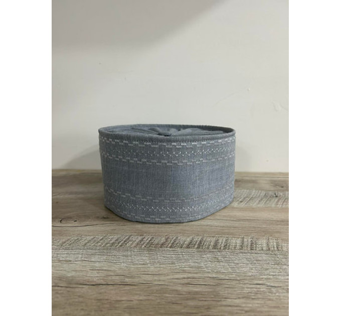 Greek Skufia - Greek style Skufia Calotte Black in linen-gabardine - biretta