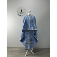 Greek vestment in Turkish silk - Greek vestment in brocade - Priest vestment set