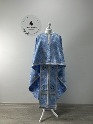 Greek vestment in Turkish silk - Greek vestment in brocade - Priest vestment set