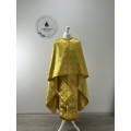Priest vestment in Turkish silk - Greek style vestment in yellow brocade