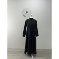 Orthodox cassock in thin summer cotton - Slavic style embroidered cassock