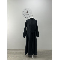 Orthodox cassock in thin summer cotton - Slavic style embroidered cassock