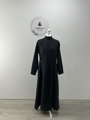 Orthodox cassock in thin summer cotton - Slavic style embroidered cassock