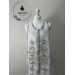 Embroidered Greek Stole and cuffs in satine - Communion set - Priest's set 