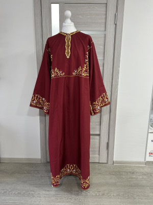 Embroidered Stichar - Sticharion on satin - Altar server reader robe