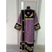 Combined velvet and brocade Deacon's vestments set - Deacon's alb - Orthodox