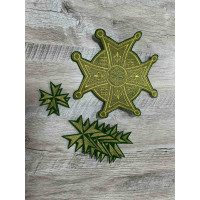 Deacon vestment 10 crosses set - Set of Maltese crosses for deacon liturgical