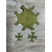Deacon vestment 10 crosses set - Set of Maltese crosses for deacon liturgical