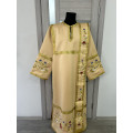 Embroidered deacon's Vestment with single orar - Stichar with orar and cuffs set