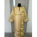 Embroidered deacon's Vestment with single orar - Stichar with orar and cuffs set