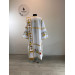 Embroidered deacon's Vestment with single orar - Stichar with orar and cuffs set