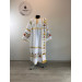Embroidered deacon's Vestment with single orar - Stichar with orar and cuffs set