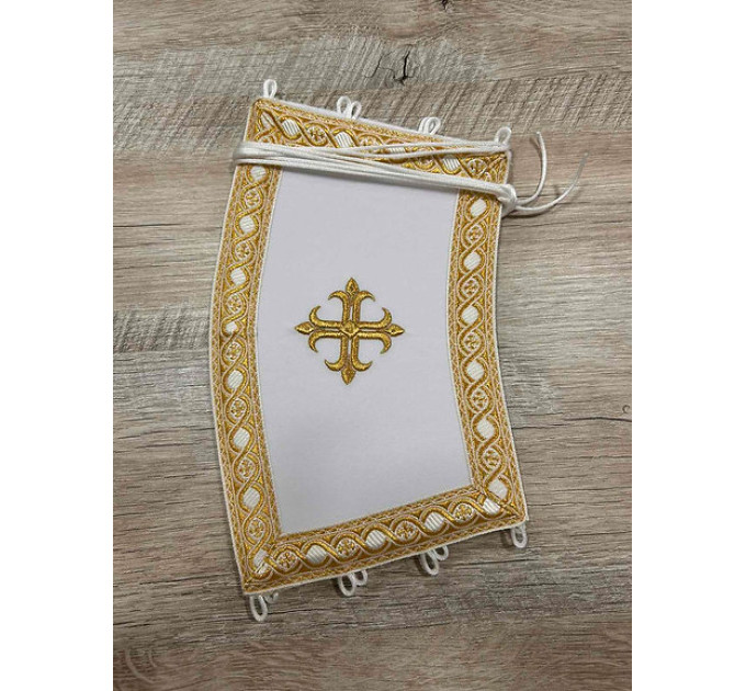 Embroidered deacon's Vestment with single orar - Stichar with orar and cuffs set