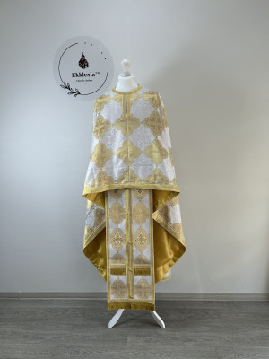 Liturgical vestment set for priest - Orthodox vestment - Greek style phelon