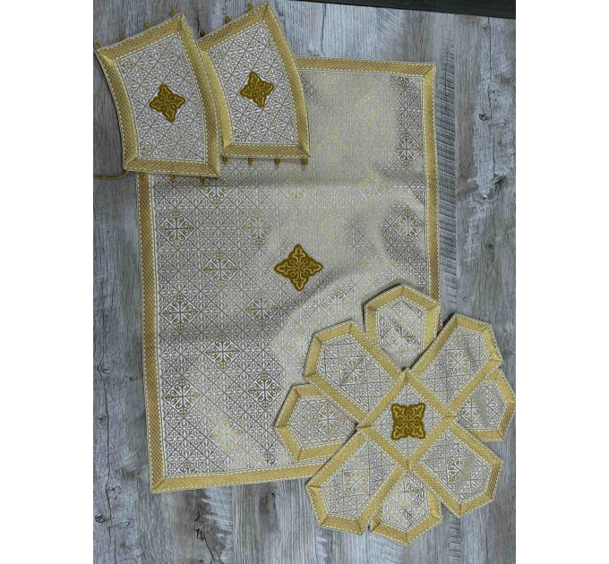 Priest Greek style vestment set-  Orthodox vestment - Liturgical phelon