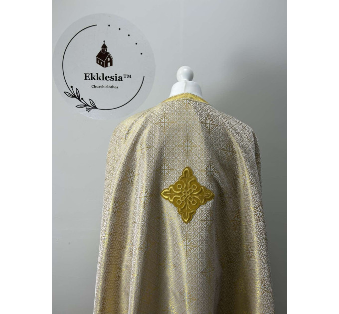 Priest Greek style vestment set-  Orthodox vestment - Liturgical phelon