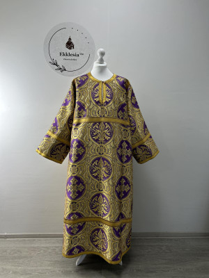 Orthodox sctichar made of rich purple brocade - Altar boy robe - Reader robe