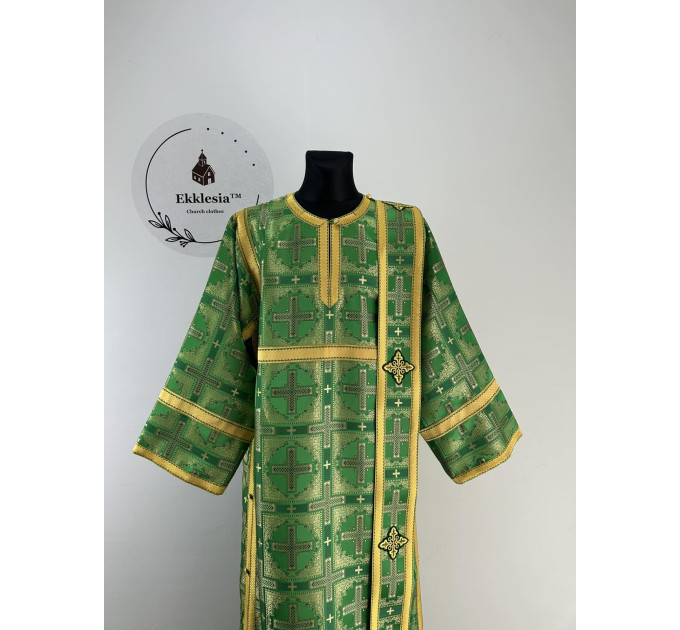 Orthodox vestment for deacon - Liturgical vestment set - Stichar and single orar