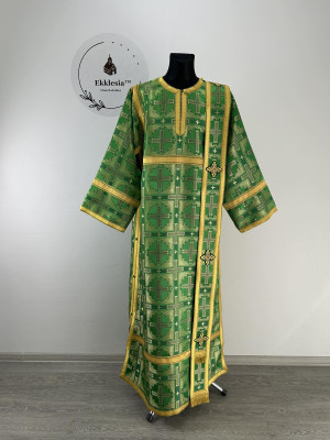 Orthodox vestment for deacon - Liturgical vestment set - Stichar and single orar