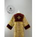 Сombined sticharion made of brocade and velvet - Altar boy robe - Altar Server