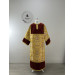 Сombined sticharion made of brocade and velvet - Altar boy robe - Altar Server