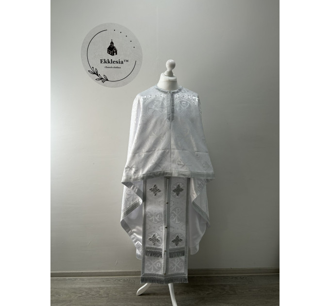 Vestment set for Lent - Liturgical priest's vestment set - Orthodox vestment set