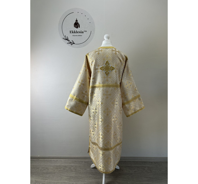 Green Orthodox sctichar - Altar Server Reader Robe brocade - Liturgical stichar