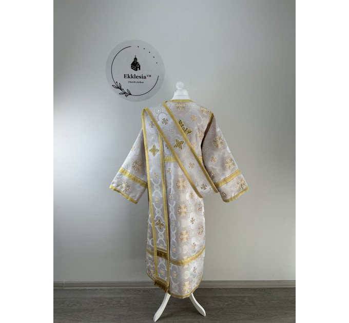 Liturgical vestment for deacon - Stichar and orar - Stikharion, orar, cuffs