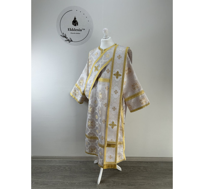 Liturgical vestment for deacon - Stichar and orar - Stikharion, orar, cuffs