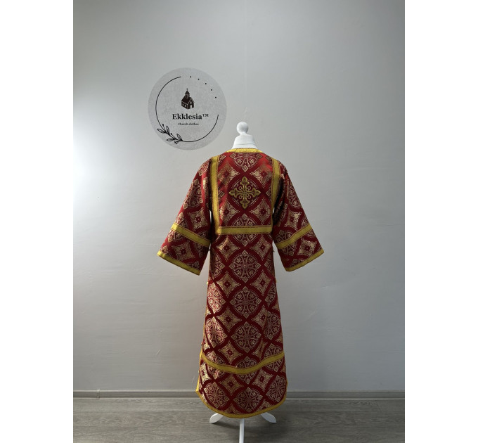 Stichar for Lent - Altar Server Reader Robe brocade - Liturgical sticharion