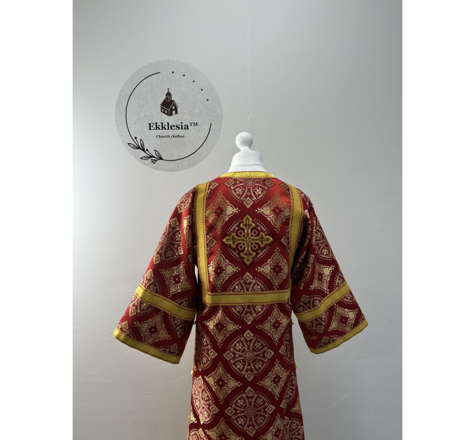 Stichar for Lent - Altar Server Reader Robe brocade - Liturgical sticharion