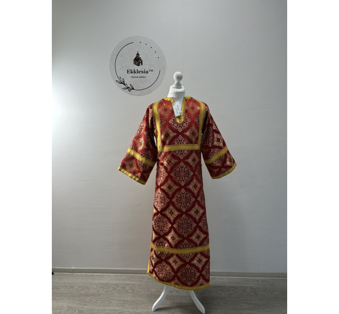 Stichar for Lent - Altar Server Reader Robe brocade - Liturgical sticharion