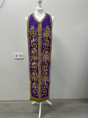 All colors embroidered Communion set - Stole and cuffs - Priest's set - Orthodox