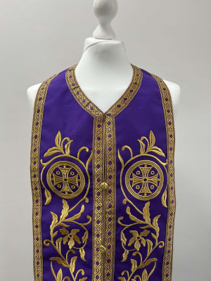 All colors embroidered Communion set - Stole and cuffs - Priest's set - Orthodox