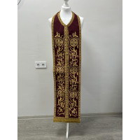 All colors embroidered Communion set - Stole and cuffs - Priest's set - Orthodox