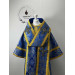 Blue Bishop's Vestments - Vestment set for Bishop - Archbishop's set