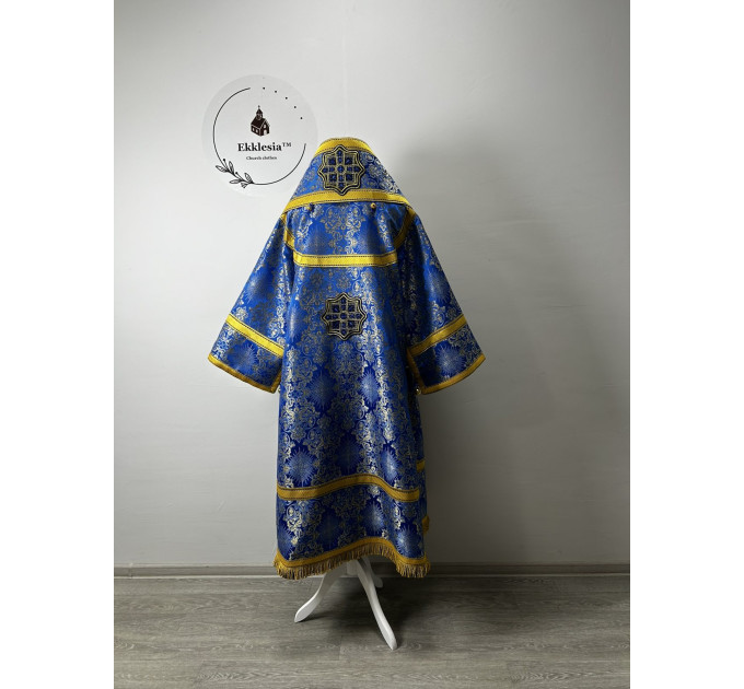 Blue Bishop's Vestments - Vestment set for Bishop - Archbishop's set