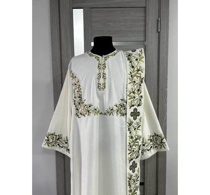 Embroidered Protodeacon's sticharion - Deacon's alb - Orthodox Vestment - Deacon