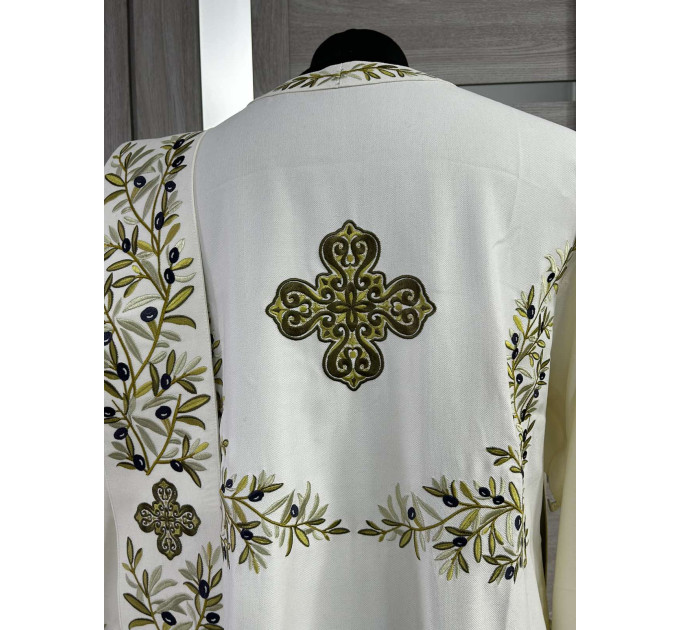 Embroidered Protodeacon's sticharion - Deacon's alb - Orthodox Vestment - Deacon
