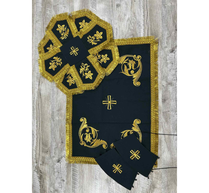 Embroidered vestment set for priest - Orthodox liturgical clothes - Phelon