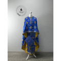 Liturgical blue vestment - Priest vestment - Church clothes for priests